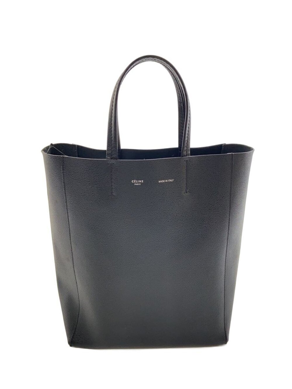 Celine Handbag Leather Black
